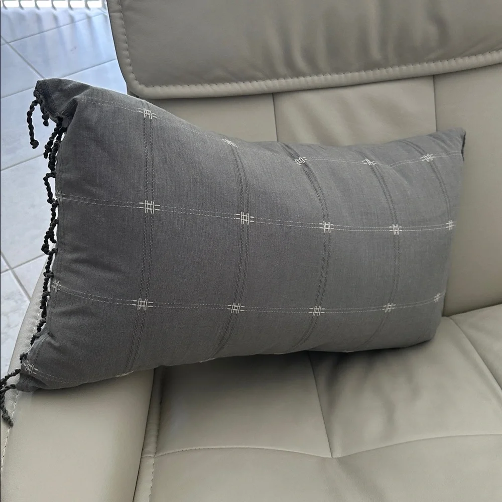 Studio McGee Threshold Elegant Green Decorative Pillow